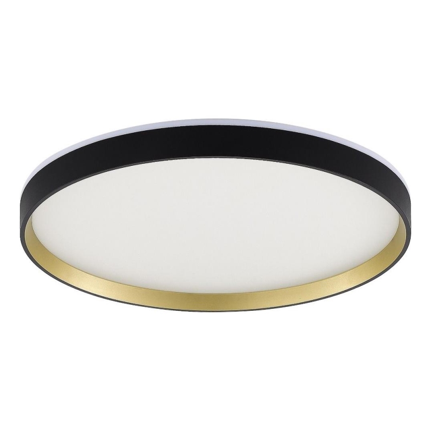 Zuma Line - LED RGBW Stmívatelné stropní svítidlo LED/32W/230V + LED/8W 3000-6000K černá/zlatá + dálkové ovládání