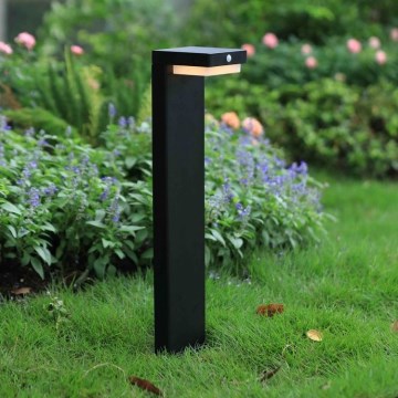 Zuma Line - LED Solární lampa se senzorem pohybu a soumraku LED/4,5W/2000 mAh IP44 černá