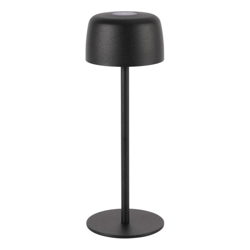 Zuma Line - LED Stmívatelná nabíjecí stolní lampa LED/2W/1200 mAh IP44 černá