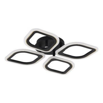 Zuma Line - LED Stmívatelné stropní svítidlo LED/30W/230V 3000-6000K černá + dálkové ovládání