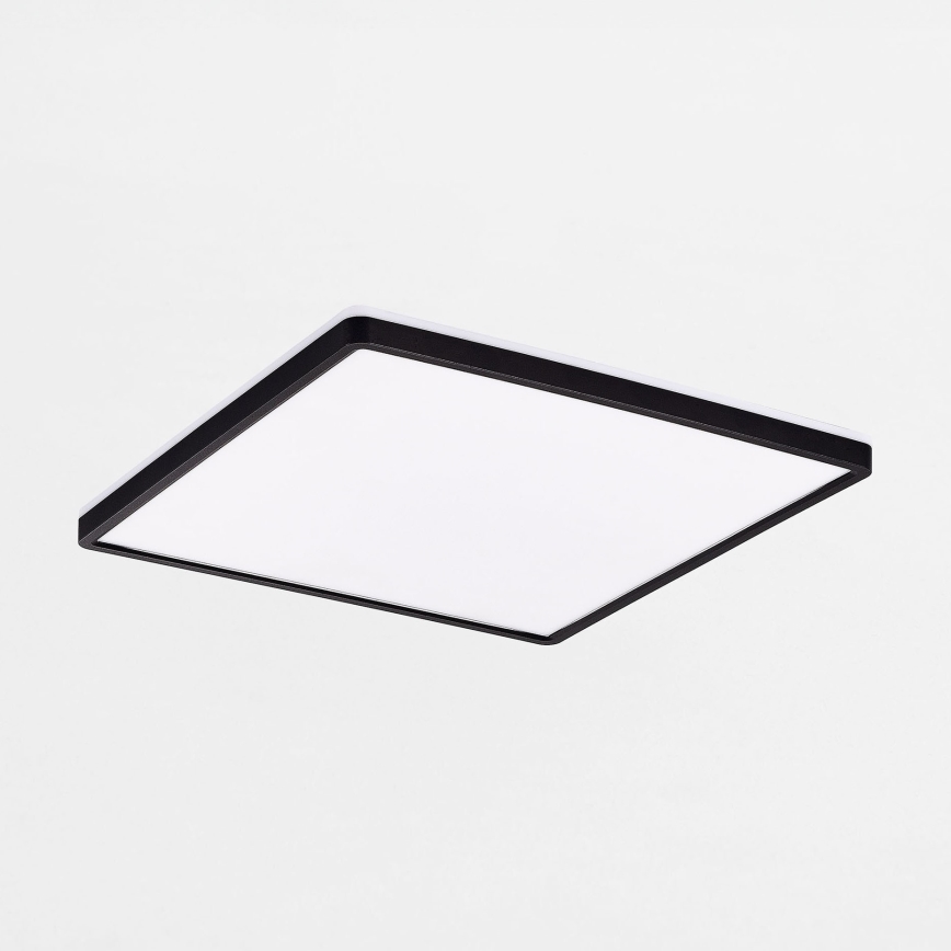 Zuma Line - LED Stmívatelné stropní svítidlo LED/38W/230V + LED/12W 3000/4000/5500K 40x40 cm černá