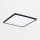 Zuma Line - LED Stmívatelné stropní svítidlo LED/38W/230V + LED/12W 3000/4000/5500K 40x40 cm černá