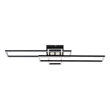 Zuma Line - LED Stmívatelné stropní svítidlo LED/55W/230V 3000-6000K černá + dálkové ovládání