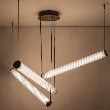 Zuma Line - LED Stmívatelný lustr na lanku LED/64W/230V 2700-6500K černá + dálkové ovládání