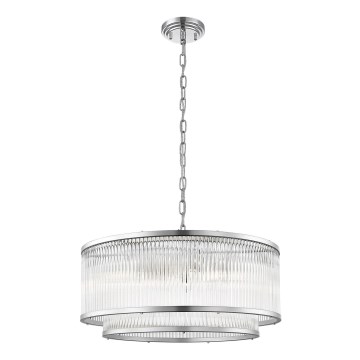 Zuma Line - Lustr na řetězu 6xE14/60W/230V lesklý chrom