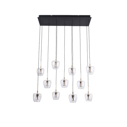 Zuma Line - LED Lustr na lanku 11xLED/3W/230V černá