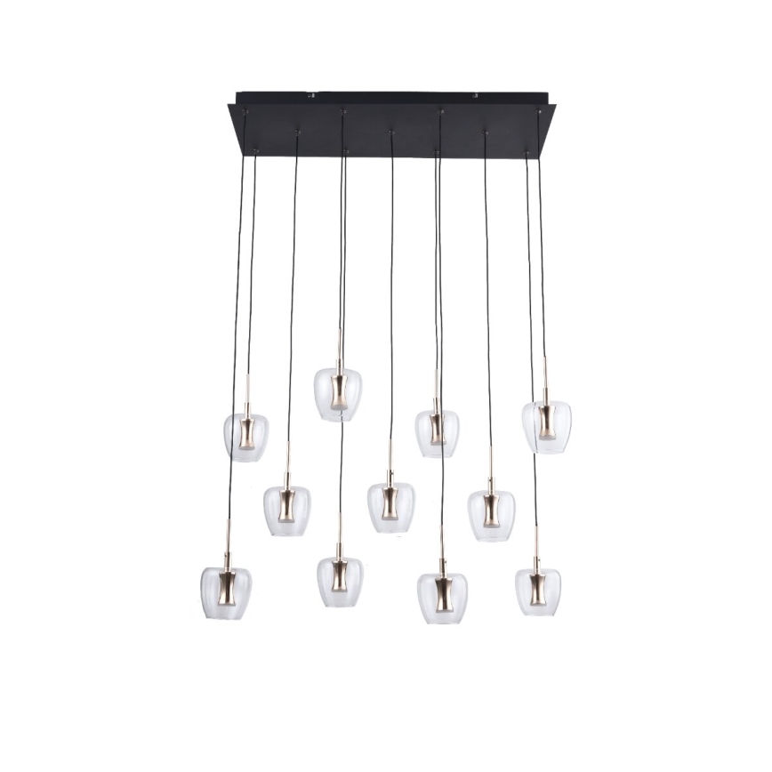 Zuma Line - LED Lustr na lanku 11xLED/3W/230V černá