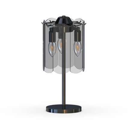 Zuma Line - Stolní lampa 3xE14/40W/230V černá
