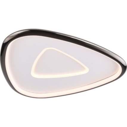 Zuma Line - LED Stmívatelné stropní svítidlo LED/27W/230V 3000K černý lesklý chrom
