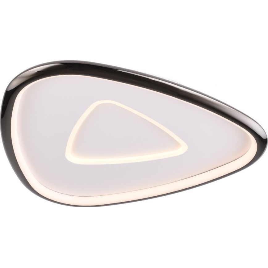 Zuma Line - LED Stmívatelné stropní svítidlo LED/27W/230V 3000K černý lesklý chrom