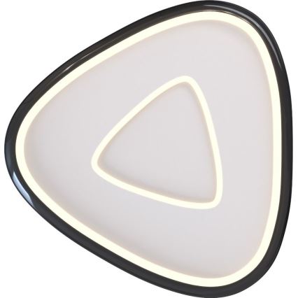 Zuma Line - LED Stmívatelné stropní svítidlo LED/27W/230V 3000K černý lesklý chrom