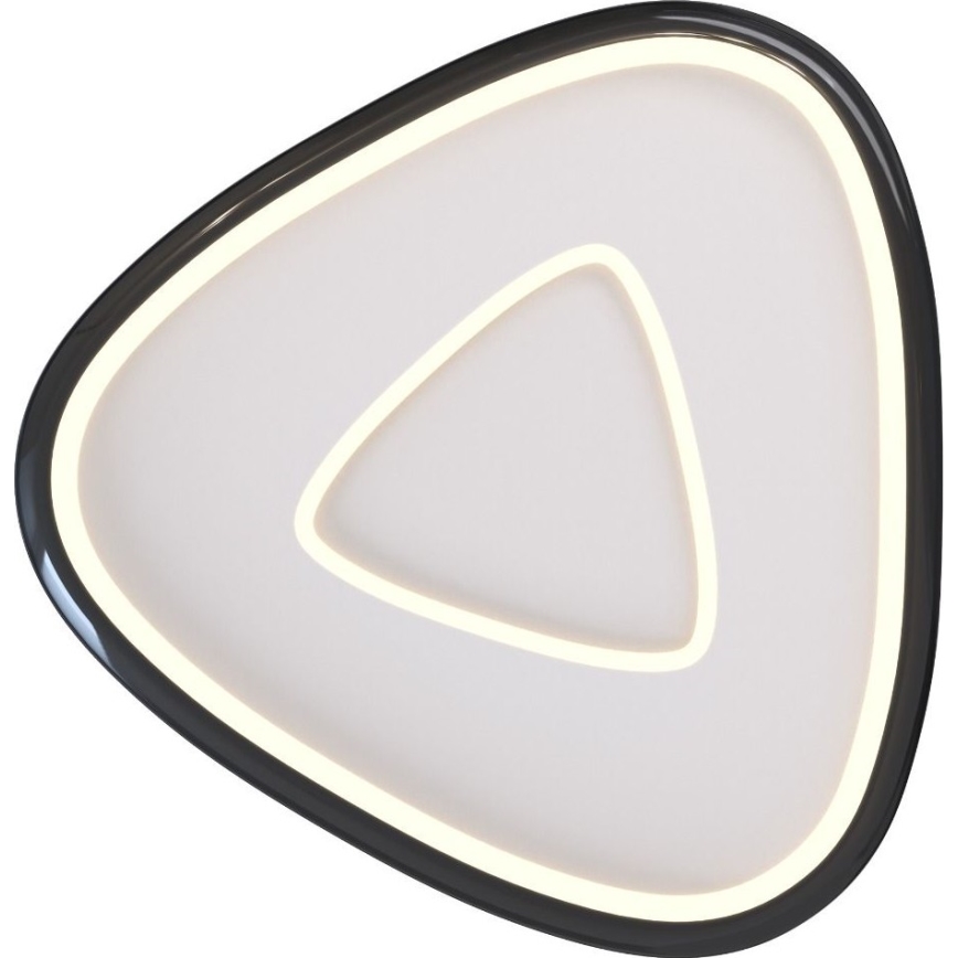 Zuma Line - LED Stmívatelné stropní svítidlo LED/27W/230V 3000K černý lesklý chrom