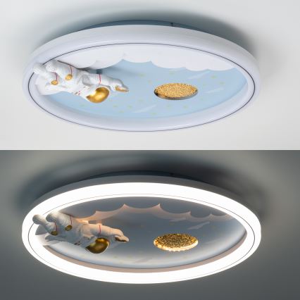 Zuma Line - LED Stmívatelné dětské stropní svítidlo LED/42W/230V 3000/5700K astronaut