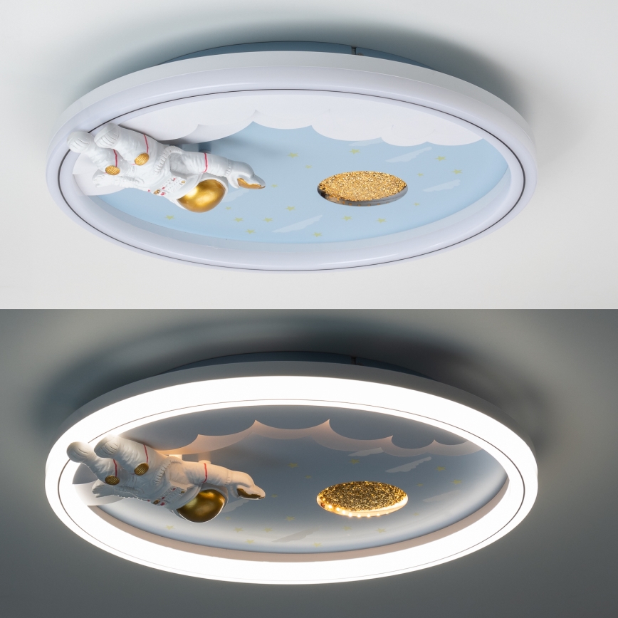 Zuma Line - LED Stmívatelné dětské stropní svítidlo LED/42W/230V 3000/5700K astronaut