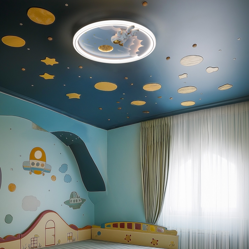 Zuma Line - LED Stmívatelné dětské stropní svítidlo LED/42W/230V 3000/5700K astronaut