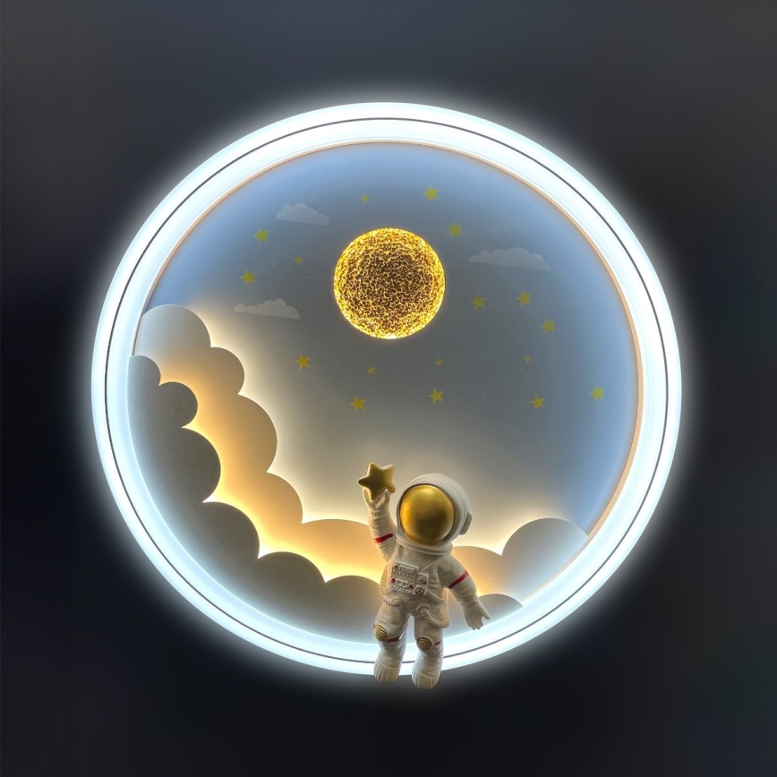 Zuma Line - LED Stmívatelné dětské stropní svítidlo LED/42W/230V 3000/5700K astronaut