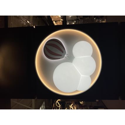 Zuma Line - LED Stmívatelné dětské stropní svítidlo LED/42W/230V 3000/5700K růžová