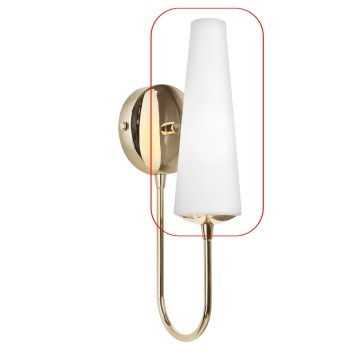 Zuma Line - Náhradní sklo k lustru a nástěnné lampě E14 pr. 7 cm