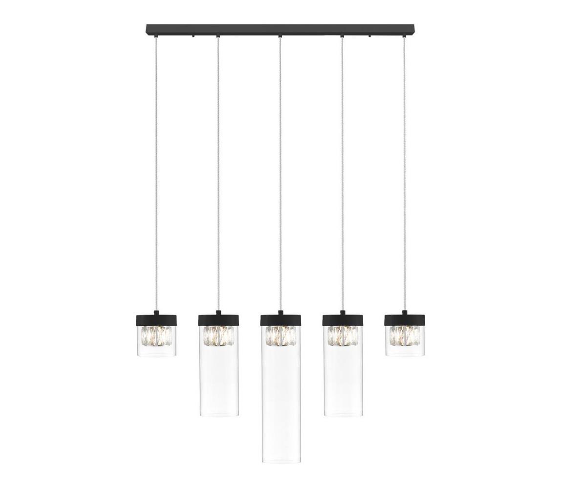 Zuma Line Zuma Line P0389-05E-P7AC - Křišťálový lustr na lanku GEM 5xG9/28W/230V ZL0034