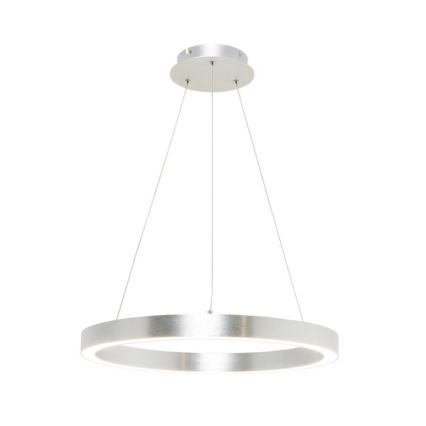 Zuma Line - LED Lustr na lanku LED/40W/230V pr. 60 cm stříbrná