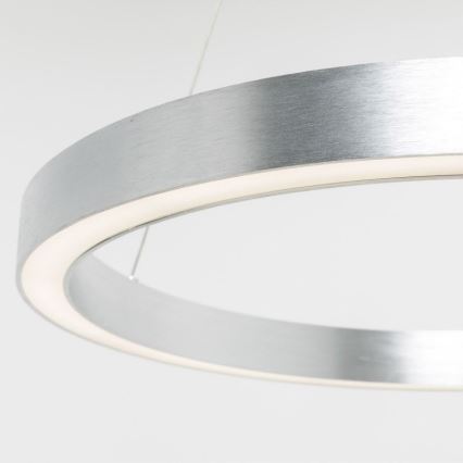 Zuma Line - LED Lustr na lanku LED/40W/230V pr. 60 cm stříbrná