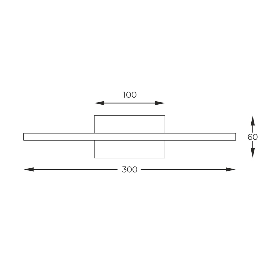 Zuma Line - LED Obrazové svítidlo LED/7W/230V 30 cm zlatá