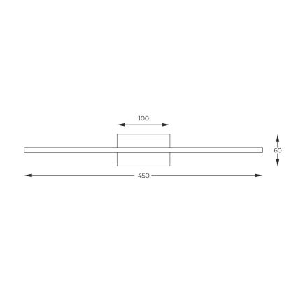 Zuma Line - LED Obrazové svítidlo LED/10W/230V 45 cm zlatá