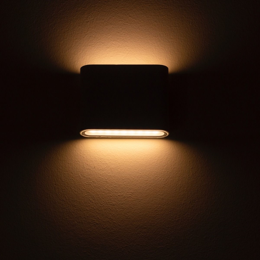 Zuma Line - LED Venkovní nástěnné svítidlo LED/12W/230V IP65 černá