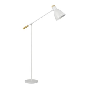 Zuma Line - Stojací lampa 1xE27/60W/230V bílá/borovice