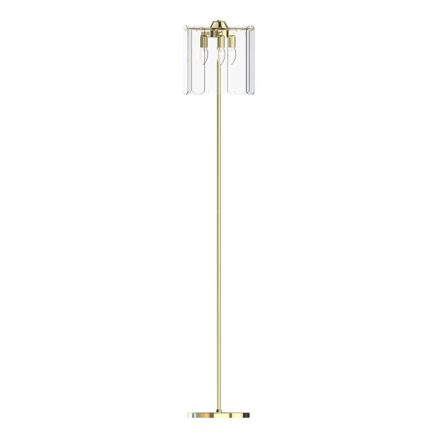 Zuma Line - Stojací lampa 3xE14/40W/230V zlatá