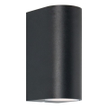 Zuma Line - Venkovní nástěnné svítidlo 2xGU10/35W/230V IP44 černá