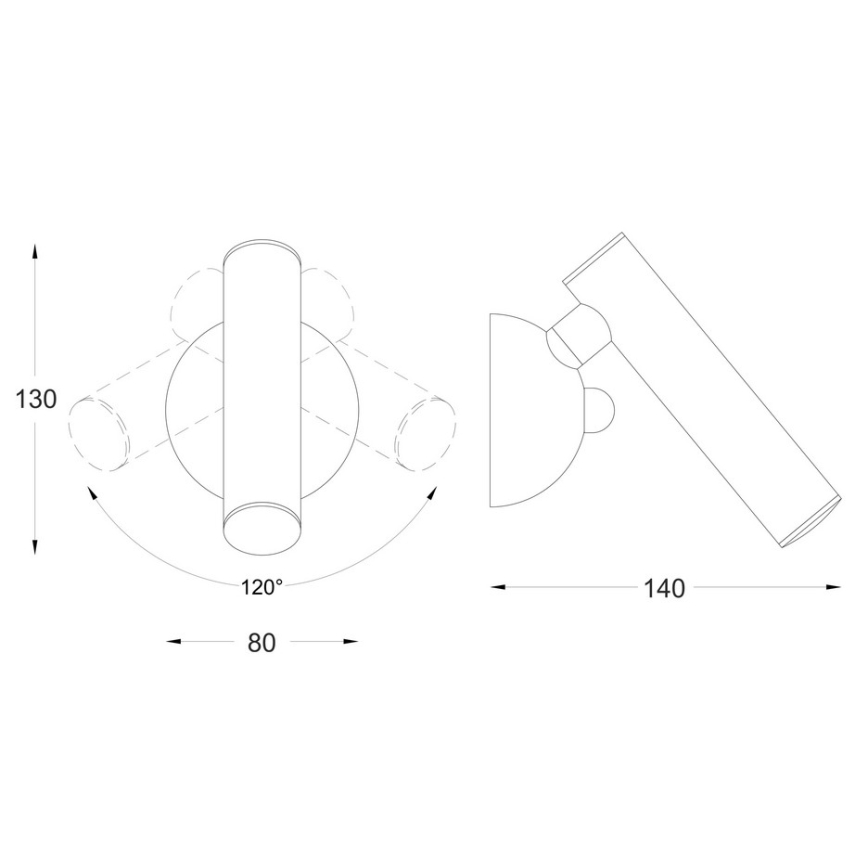 Zuma Line - LED Nástěnné bodové svítidlo LED/5W/230V