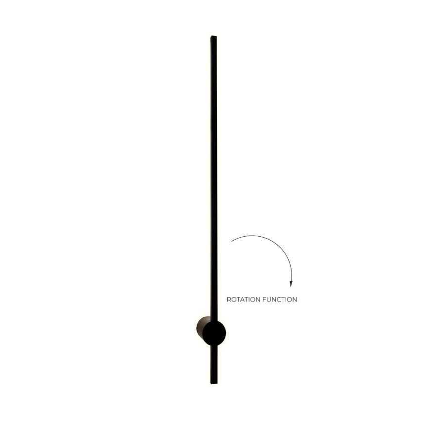 Zuma Line - LED Nástěnné svítidlo LED/12W/230V 90 cm černá