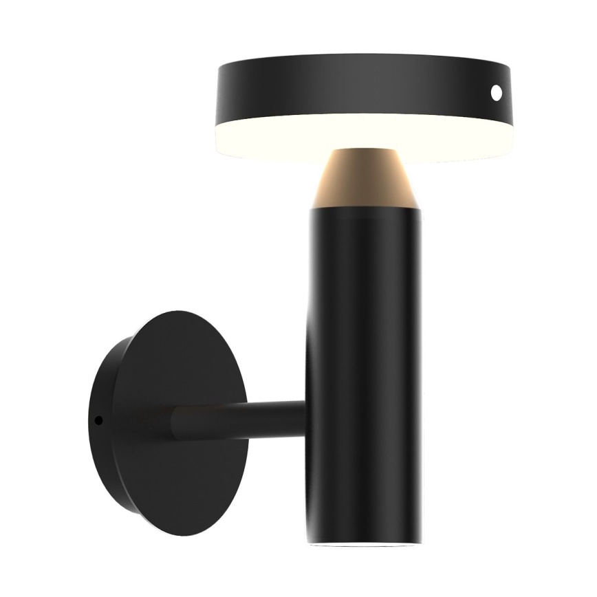 Zuma Line - LED Solární nástěnná lampa se senzorem pohybu a soumraku LED/4,5W/2000 mAh IP44 černá